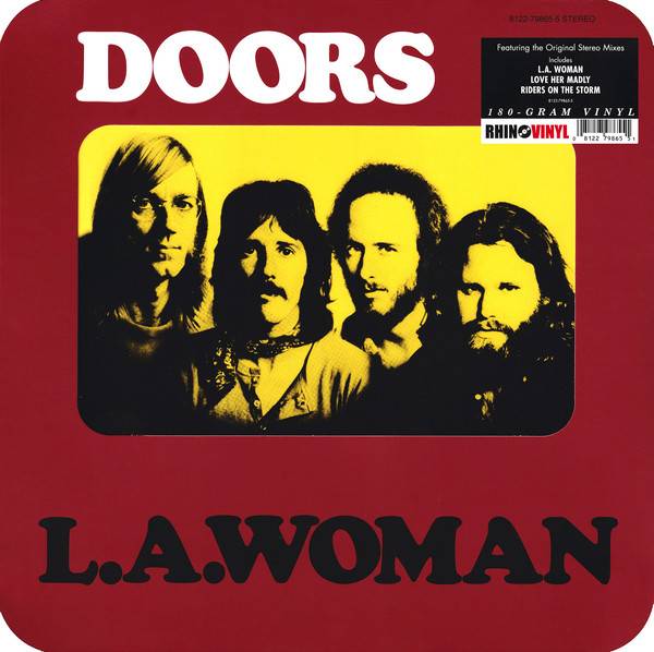 Виниловая пластинка Doors "L.A. Woman" (STEREO 180G LP) 