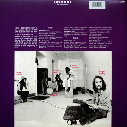 Виниловая пластинка CAN "Soundtracks" (LP)