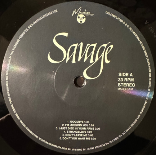Виниловая пластинка SAVAGE "Goodbye: The Singles 1988-2019" (LP)