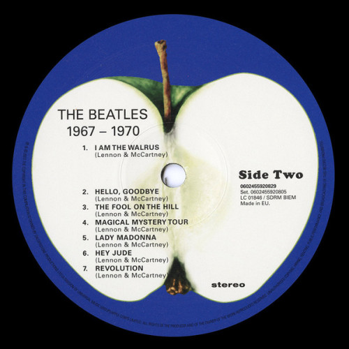 Виниловая пластинка BEATLES "1967-1970" (3LP) 