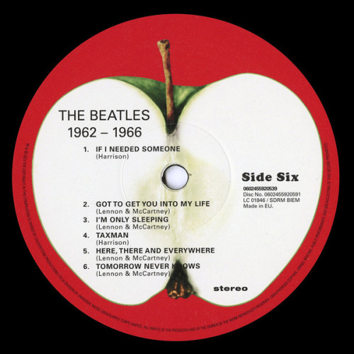 Виниловая пластинка BEATLES "1962-1966" (3LP) 