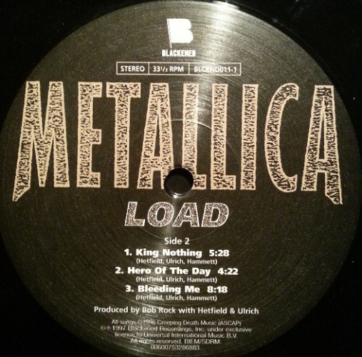 Виниловая пластинка METALLICA "Load" (2LP)