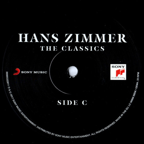Виниловая пластинка HANS ZIMMER - "The Classics" (OST 2LP)