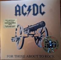 AC/DC "For Those About To Rock (We Salute You)" (50th Anniversary GOLD LP)
