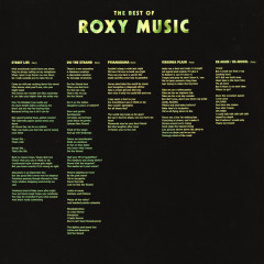 ROXY MUSIC "The Best Of Roxy Music" (2LP)