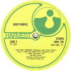 DEEP PURPLE &quot;Deep Purple&quot; (LP)