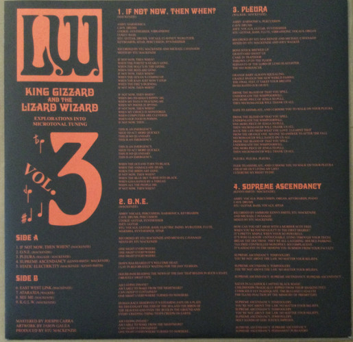 Виниловая пластинка KING GIZZARD AND THE LIZARD WIZARD "L.W. (Explorations Into Microtonal Tuning Vol. 3" (LP)