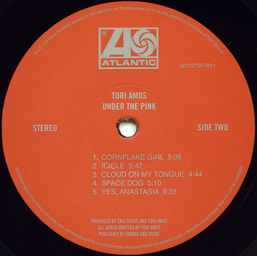 Виниловая пластинка TORI AMOS "Under The Pink" (LP) 