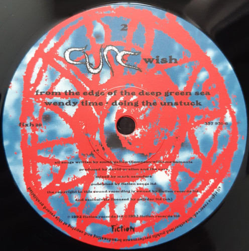 Виниловая пластинка THE CURE "Wish" (2LP) 