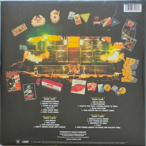Виниловая пластинка AC/DC "Live" (50th Anniversary GOLD 2LP)