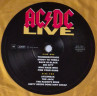 Виниловая пластинка AC/DC "Live" (50th Anniversary GOLD 2LP)