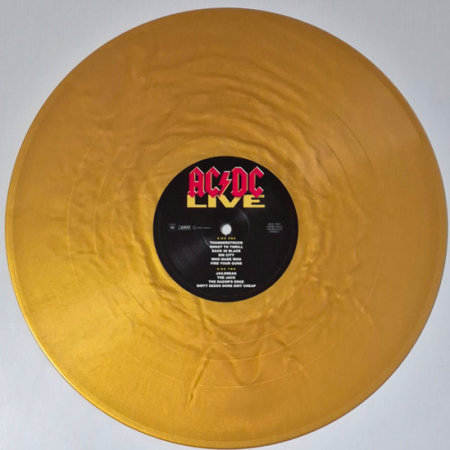 Виниловая пластинка AC/DC "Live" (50th Anniversary GOLD 2LP)
