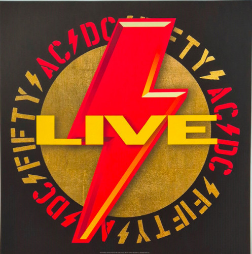 Виниловая пластинка AC/DC "Live" (50th Anniversary GOLD 2LP)