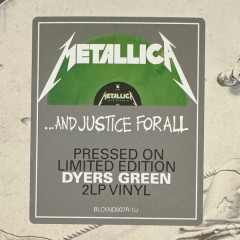 METALLICA &quot;...And Justice For All&quot; (GREEN 2LP)