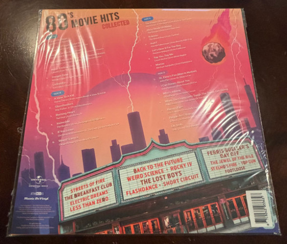 Виниловая пластинка VARIOUS ARTISTS "80`s Movie Hits Collected" (COLORED OST 2LP) 