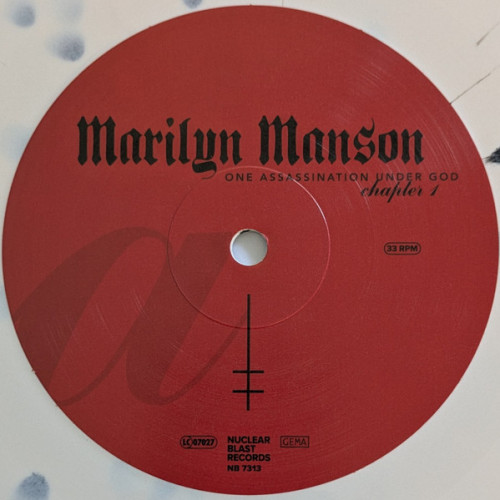 Виниловая пластинка MARILYN MANSON "One Assassination Under God (Chapter 1)" (COLORED LP) 