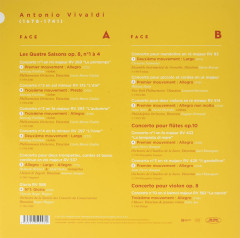 VIVALDI "The Masterpieces Of Antonio Vivaldi" (LP)