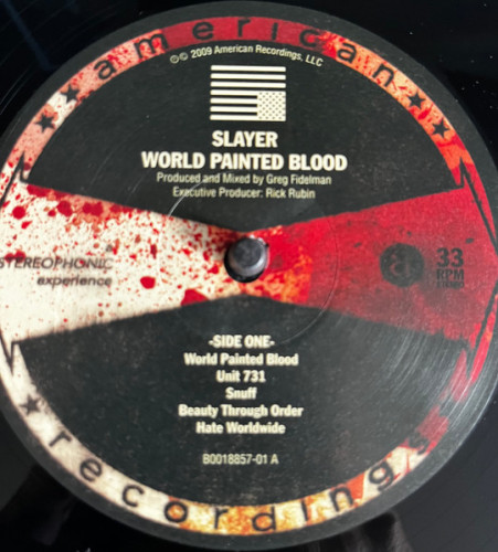 Виниловая пластинка SLAYER "World Painted Blood" (LP)
