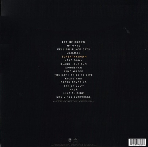 Виниловая пластинка SOUNDGARDEN "Superunknown" (2LP)