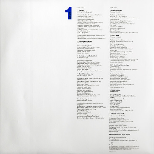 Виниловая пластинка TINA TURNER "Simply The Best" (BLUE 2LP) 