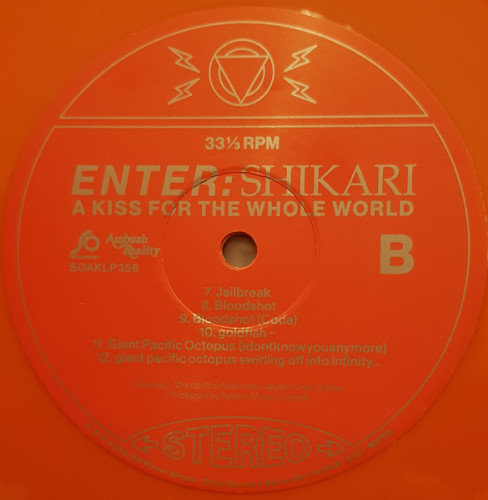 Виниловая пластинка ENTER SHIKARI "A Kiss For The Whole World" (ORANGE LP) 