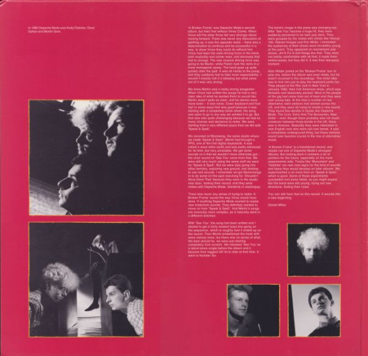 Пластинка DEPECHE MODE "A Broken Frame" (M STUMM9 LP) 