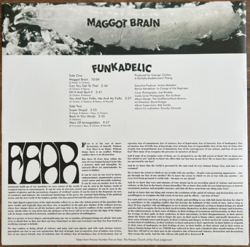 Виниловая пластинка FUNKADELIC "Maggot Brain" (LP) 