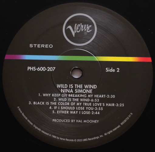 Виниловая пластинка NINA SIMONE "Wild Is The Wind" (LP)