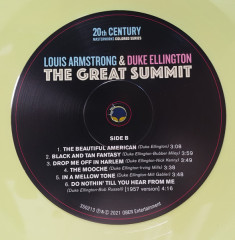 LOUIS ARMSTRONG &amp; DUKE ELLINGTON &quot;The Great Summit&quot; (YELLOW LP)