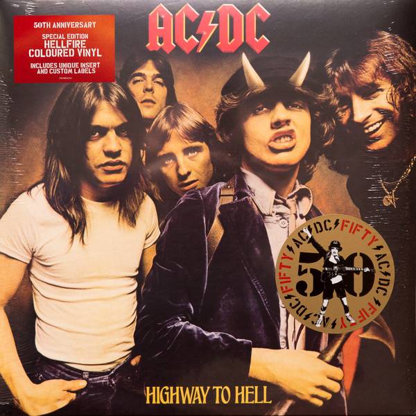 Виниловая пластинка AC/DC "HIGHWAY TO HELL" (50th Anniversary RED LP) 