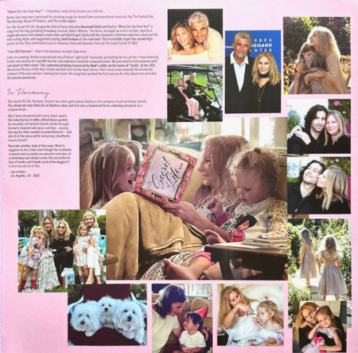 Виниловая пластинка BARBRA STREISAND "The Secret Of Life - Partners Volume Two" (AQUA LP) 