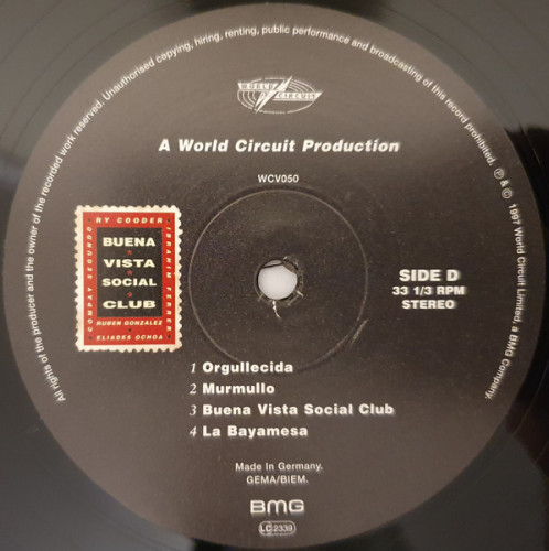 Виниловая пластинка BUENA VISTA SOCIAL CLUB "Buena Vista Social Club" (2LP)