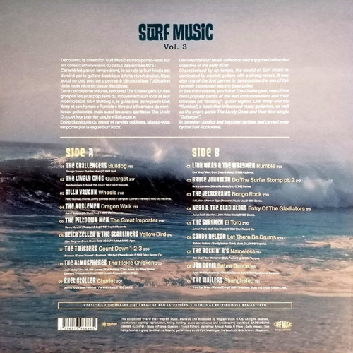 Виниловая пластинка VARIOUS ARTISTS "Surf Music Vol. 3" (LP) 