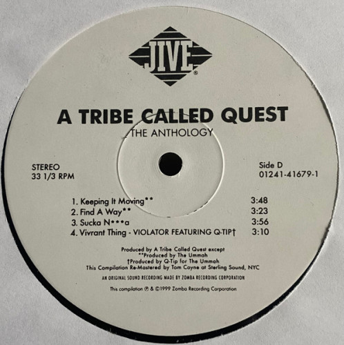 Виниловая пластинка A TRIBE CALLED QUEST "The Anthology" (2LP)
