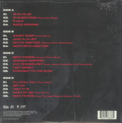 Виниловая пластинка 50 CENT "Best Of" (LP)