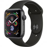 Apple Watch Series 4 GPS 44mm Space Gray Aluminum Case with Black Sport Band