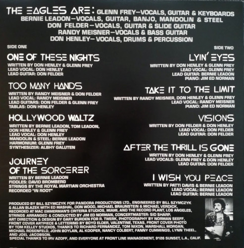 Виниловая пластинка EAGLES "One Of These Nights" (LP) 