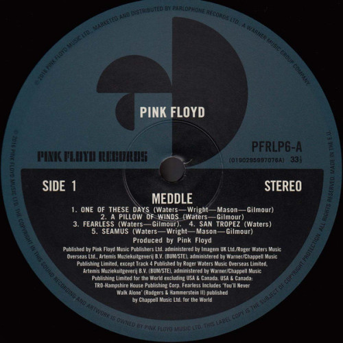Виниловая пластинка PINK FLOYD "Meddle" (LP)