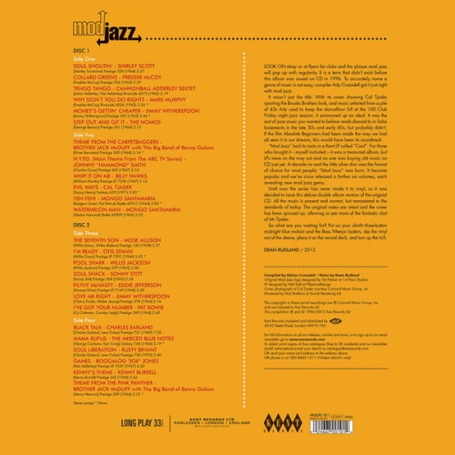 Виниловая пластинка VARIOUS ARTISTS "Mod Jazz" (2LP) 
