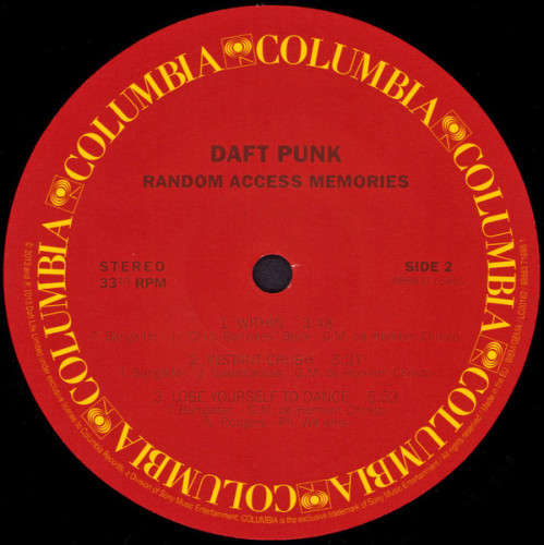 Купить виниловую пластинку DAFT PUNK "Random Access Memories" (2LP) в Калининграде 