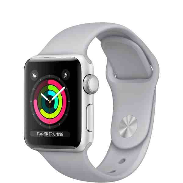 Умные часы Apple Watch Series 3 GPS 38mm Silver Aluminum Case with Fog Sport Band 
