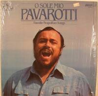 LUCIANO POVAROTTI "O Sole Mio Favorite Neapolitan Songs" (LP)