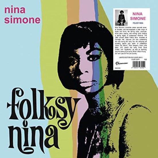 Виниловая пластинка NINA SIMONE "Folksy Nina" (CLEAR LP) 