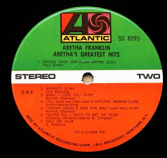 ARETHA FRANKLIN &quot;Aretha Franklin`s Greatest Hits&quot; (VG/VG LP)