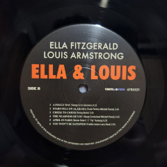 ELLA FITZGERALD AND LOUIS ARMSTRONG "Ella And Louis" (LP)