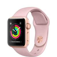 Apple Watch Series 3 GPS 38mm Gold Aluminum Case with Pink Sand Sport Band