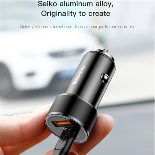 АЗУ Baseus Small Screw TypeC PD + USB QC3.0 36W (CAXLD-A0)