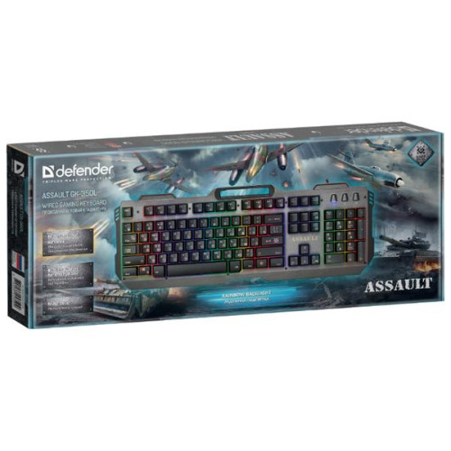 Игровая клавиатура Defender Assault GK-350L RU
