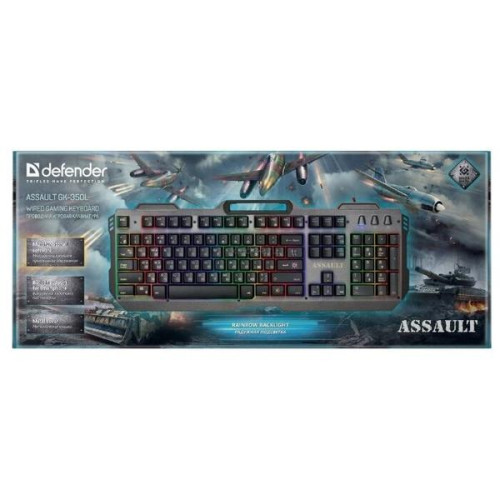Игровая клавиатура Defender Assault GK-350L RU