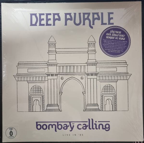 Виниловая пластинка DEEP PURPLE "Bombay Calling (Live In 95)" (DVD + 3LP) 